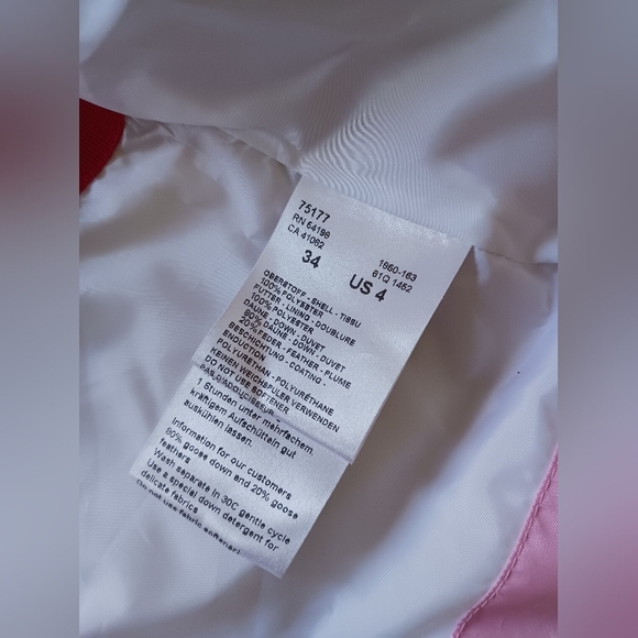 BOGNER ISLA DP ROSE/ ORG PUFFER DIWN ,SKI JACKET SIZE US 4 EU 34 - Picture 9 of 15